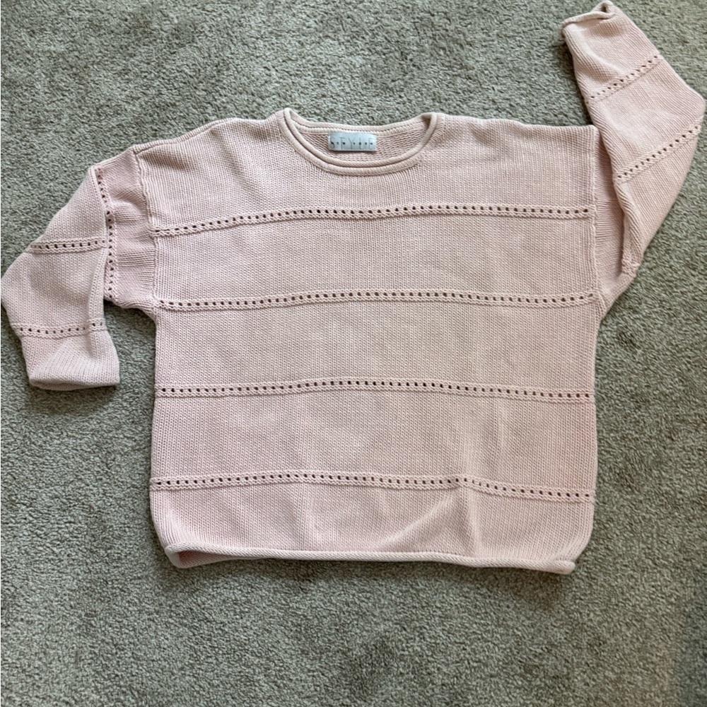 New York Style knitted Pink Women's Sweater
